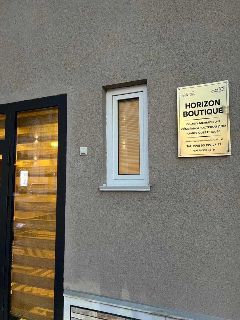 Hotel Horizon Boutique Samarcanda Exterior foto